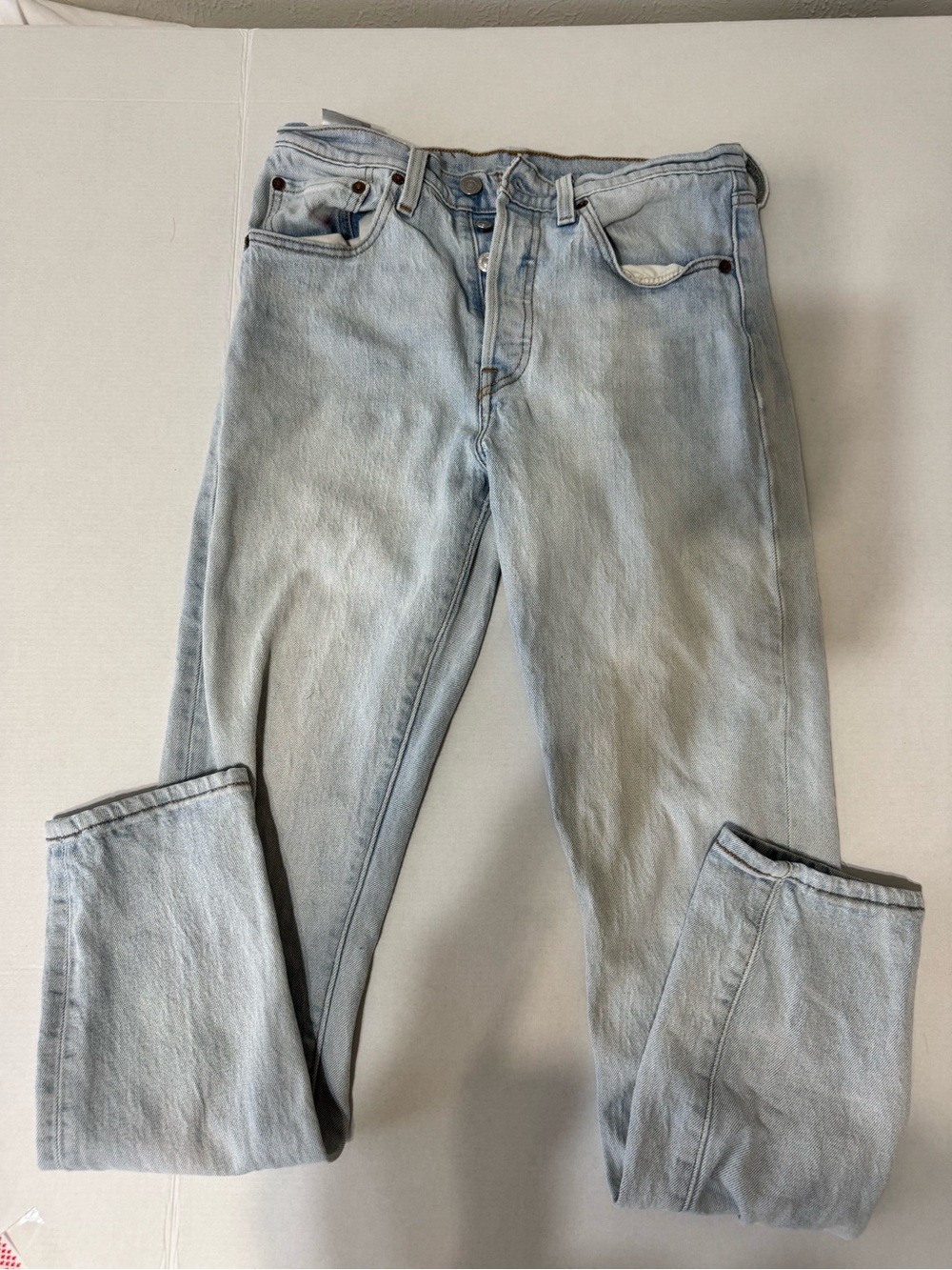 Levi's 501s Women's Light Blue Skinny Jeans